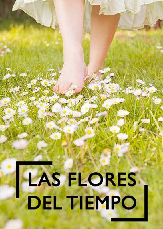 poster de Las Flores del Tiempo, obra con corto cinematográfico